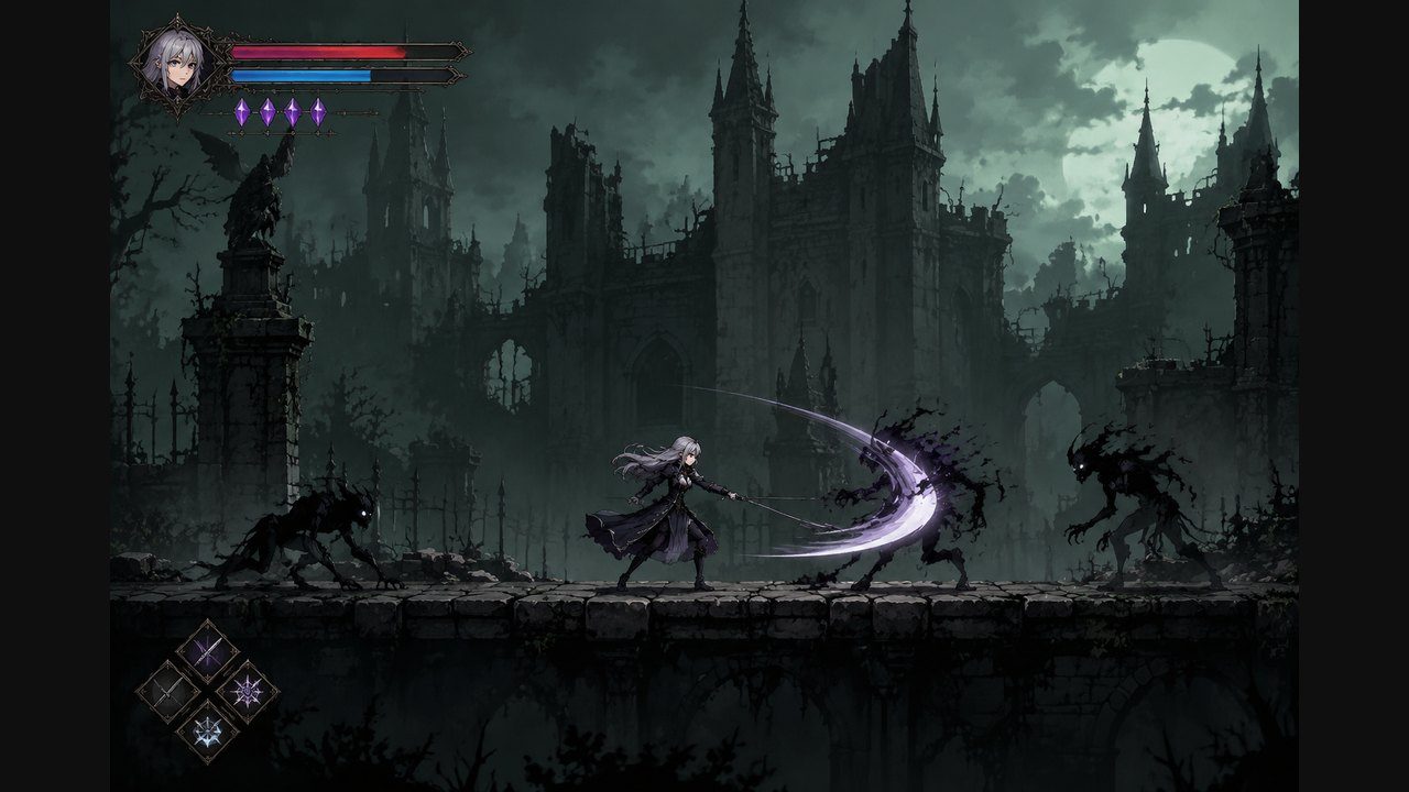 哥特少女勇闯恶魔城2 探索场景 详情图 7
