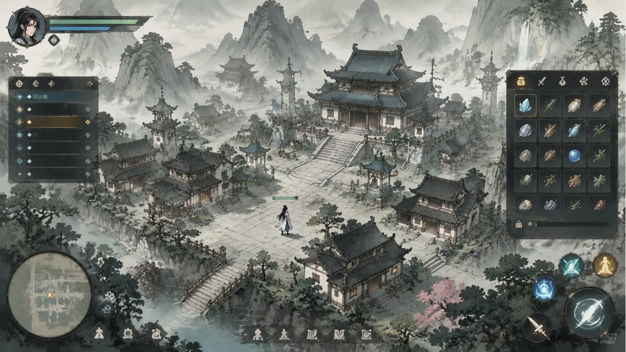 鬼谷八荒 操作界面 页面配图 2