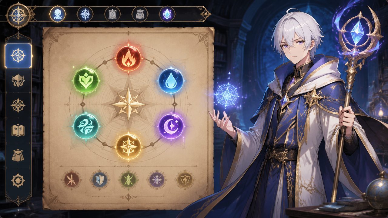 魔法师露娜 视觉小说元素 演示图 5