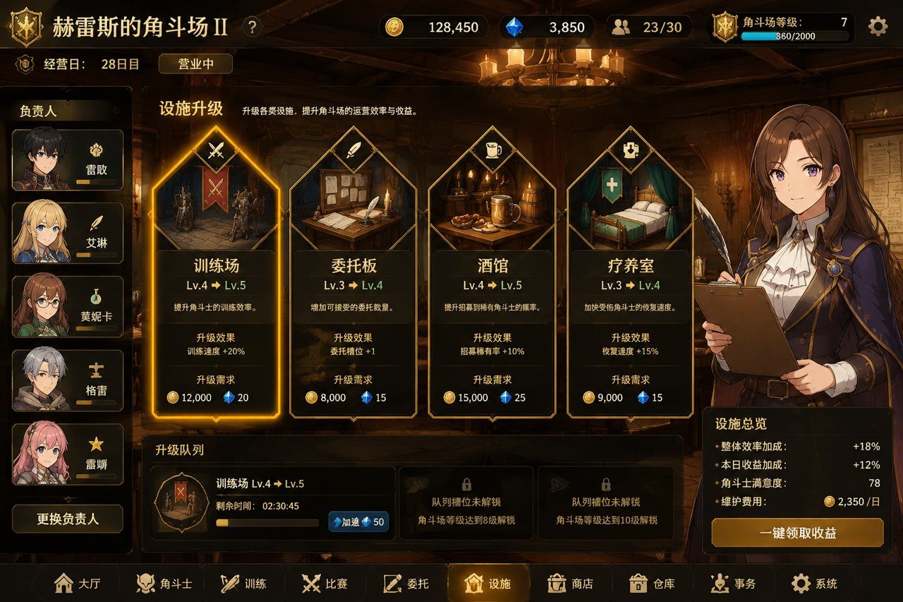 赫雷斯的角斗场Ⅱ 中文界面 资料图 3