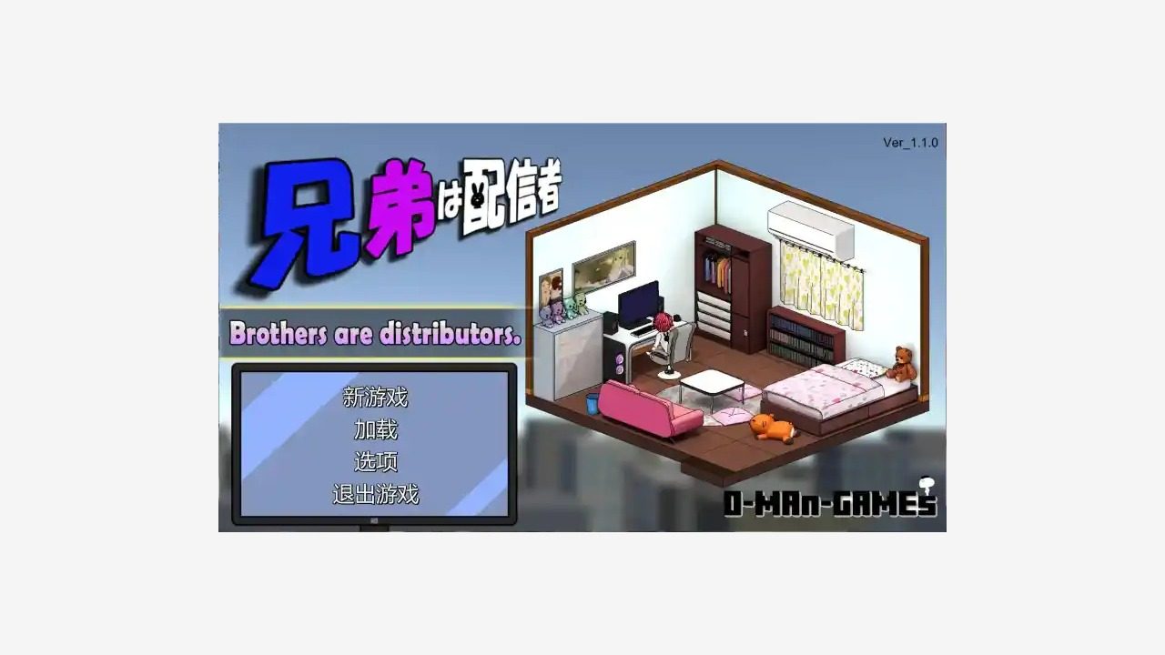 主播兄弟NTR二人 模拟经营 演示图 1